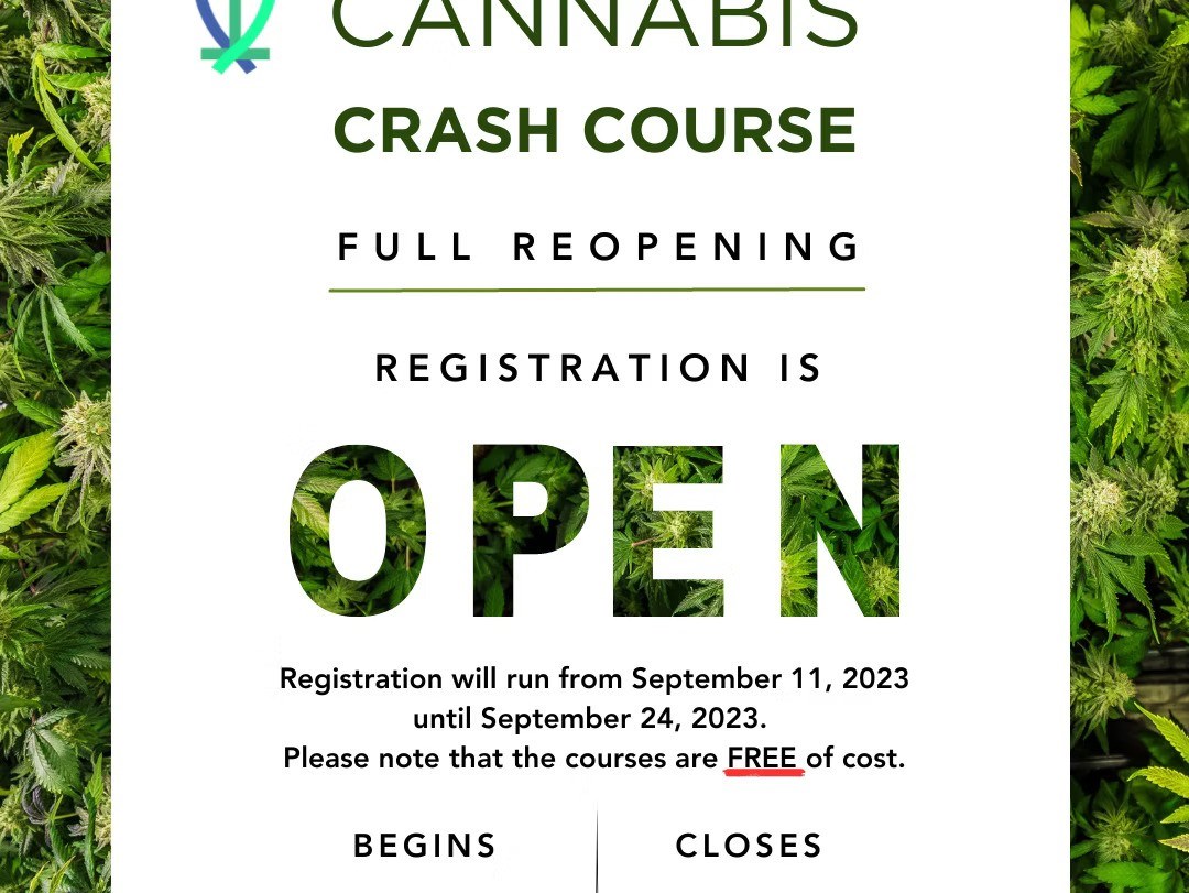 Cannabis Crash Course FULL Reopening Registration