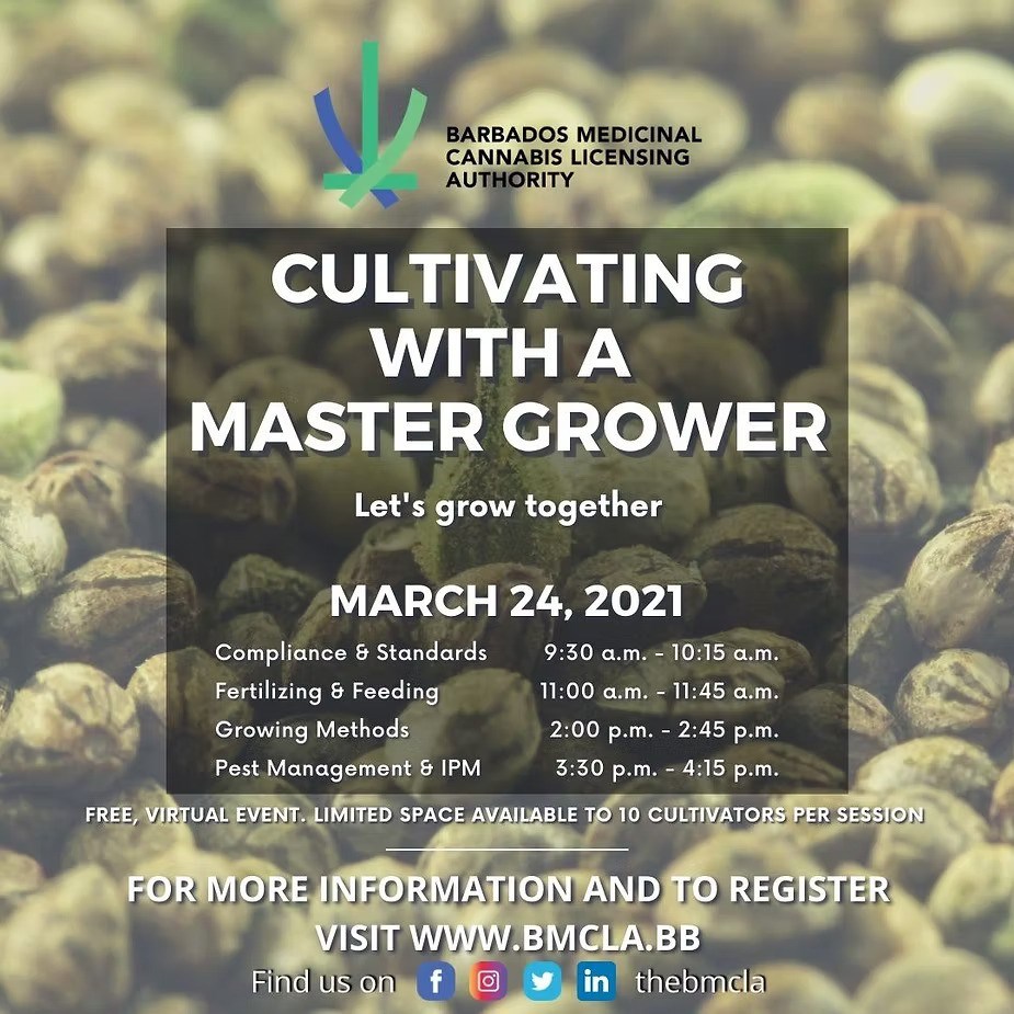 Master Grower sessions coming up